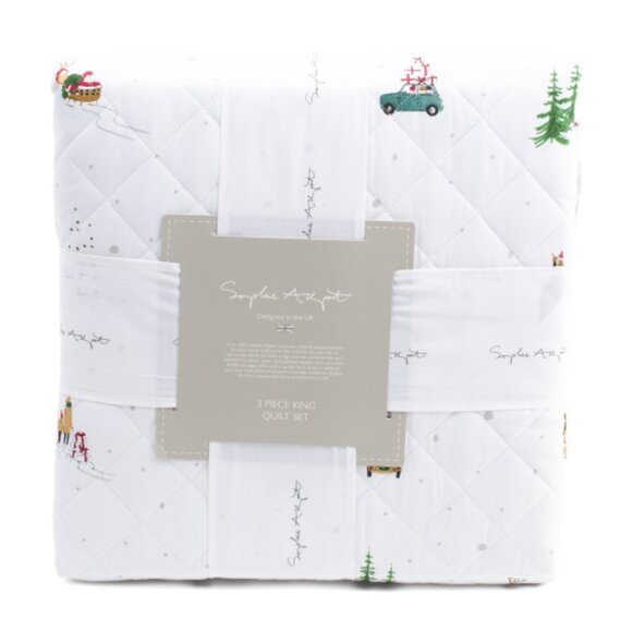 CABBAGES & ROSES Christmas Foliage Comforter Set - Picture 1 of 2